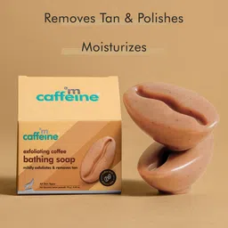 MCaffeine Exfoliating Coffee Bathing Soap Duo - 75g Each image 2