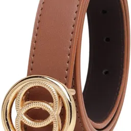 dressberry Women Formal, Casual, Evening, Party Tan Artificial Leather Belt-picture-20