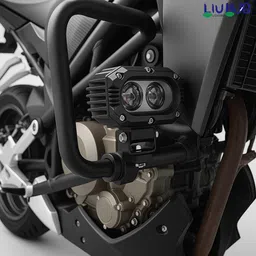 autopowerz Universal Fog Lamp Clamp Bike Headlight Mount image 5