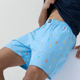 xyxx Soft Super Combed Cotton SURF Printed Men Boxer image 1
