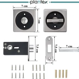plantex Zinc Alloy Glossy Deadbolts image 4