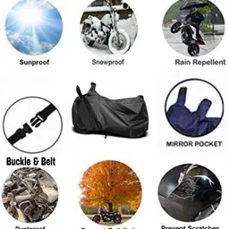 bha Waterproof Two Wheeler Cover for Honda image 5