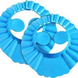 kuber industries Soft EVA Foam Adjustable Baby Shower Bathing Protection Cap-Pack of 2 (Blue)-HS_38_KUBMART21344-picture-21
