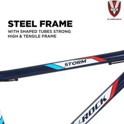 vrock Storm 26T, Single Speed Mountain Bike, Steel Frame, Rigid Fork, Caliper Brakes 26 T (inch) Mountain Cycle image 2