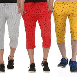 shaun Printed Men Three Fourths-picture-28