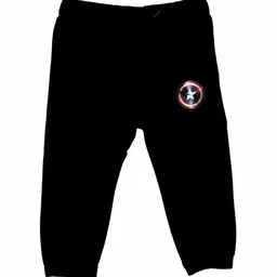 Marvel by Wear Your Mind Kids Black Solid Stright-Fit Joggers-picture-17