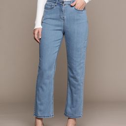 Label Ritu Kumar Women Jean Straight Fit Jeans-picture-39