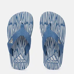 ADIDAS Boys Blue & White Abstract Printed Thong Flip-Flops-image-41