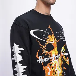 UNRL Printed Sweatshirt image 4