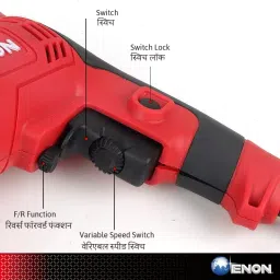 ENON Professional Impact Drill Machine Tool Kit Corded Electric 710 W 13 mm Chuck Size, XE-1301 (86 Pcs Kit Set) image 3