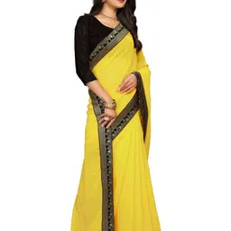 Flip The Style Zari Pure Georgette Saree With Blouse Piece-picture-25