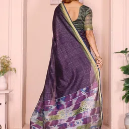 AWRIYA Zari Chanderi Saree image 5
