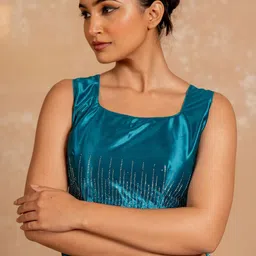 Subham Embellished Beads and Stones Saree image 3