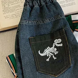 FOREVER FRIDAY Boys Low Distress Light Fade Jeans image 4