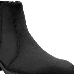 Bxxy Men Square Toe Block Heel Suede Chelsea Boots image 4