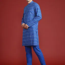 Anouk Printed Pure Cotton Kurta with Trousers image 5