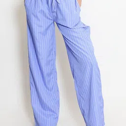 LULU & SKY Women Striped High-Rise Trousers-picture-21