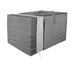 Stylista Grey Printed Waterproof Air Conditioner Covers-picture-33