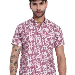 Garment Globe Men Standard Slim Fit Printed Casual Shirt-picture-27