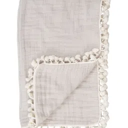 Crane Baby 6 Layer Muslin Blanket Moonstone - Grey-picture-11