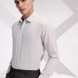 INVICTUS Urban Slim Fit Micro Checked Pure Cotton Formal Shirt-picture-39