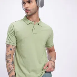 glitchez Wardrobe Essentials Polo Collar Regular Fit T-shirt-picture-35