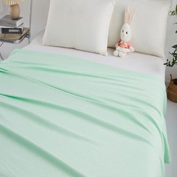 JC HOME Green AC Room 300 GSM Double Bed Blanket-picture-35