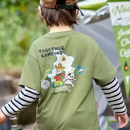 LULU & SKY Boys V-Neck Applique T-shirt image 2