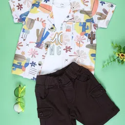 V-Mart Boys Printed T-shirt with Shorts-picture-10