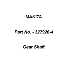 Makita Gear Shaft Suitable For CE001G, Part No 327926-4-picture-18