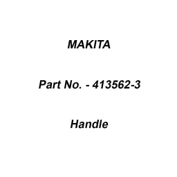 Makita Handle Suitable For DRC300, Part No 413562-3-picture-21