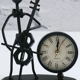 Archies Black Vintage Table Clock-picture-16
