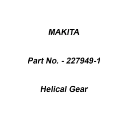 Makita Helical Gear Size 48 mm Suitable For DUR193, Part No 227949-1-picture-24