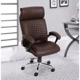Modern India Seating High Back Manager Chair Brwon Mi83 image 2