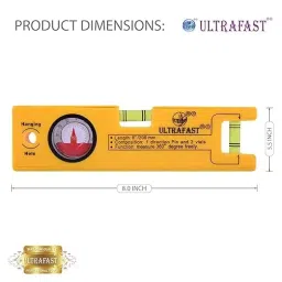 ULTRAFAST UF-CL-200MM 8 inch Length Torpedo Level image 2