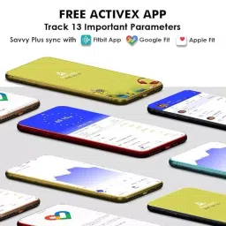 ActiveX Savvy Plus Rechargeable Body Fat Digital Bathroom Scale with Batteries, ACTIV-BFS-11 image 4