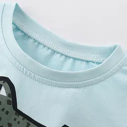 Xsole Boys Printed Round Neck T-Shirt With Shorts image 4