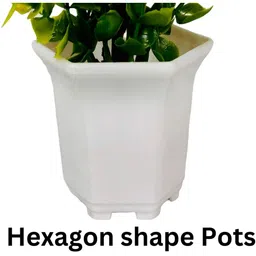 Dekorly Green Plastic Fern Artificial Flowers & Plants With Pot image 3