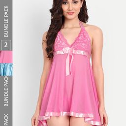 FIMS Pack of 2 Net Baby Doll-picture-15