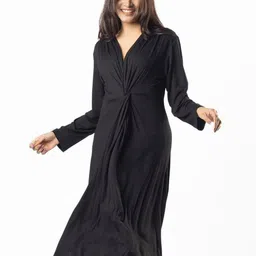 Block Hop Maternity A-Line Midi Dress image 4