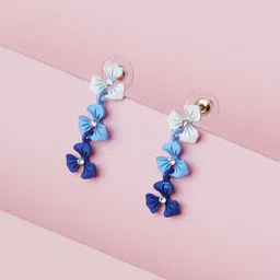 Bishty Fashion Floral Shaped Drop Earrings-picture-33