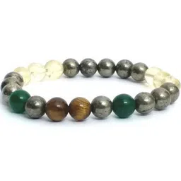 Divine souvenirs Unisex Artificial Beaded Elasticated Bracelet-picture-20