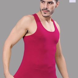 FBAR Men Pack Of 2 Round Neck Ribbed Cotton Gym Vest R-02-07-picture-38