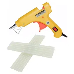 Fadman 20 W Standard Temperature Hot Melt Mini Glue Gun with 10 Stick Yellow 7 mm Stick Dia., 26-Yellowmini-20wt-10-St-picture-26