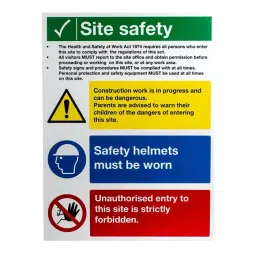 RS PRO 400x300mm PP English Safety Poster Model No 1812230-picture-13