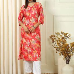 Anouk Rustic Women Floral Printed Thread Work Kurta-picture-30