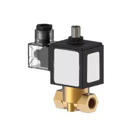 Uflow 24 V DC Direct Acting Brass Solenoid 2/2 Way Valve DBN014BNCW030V0 image 1