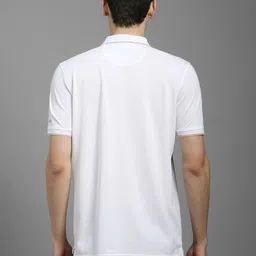 Louis Philippe Men Printed Polo Collar Pockets T-shirt image 4