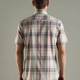 Tommy Hilfiger Checked Spread Collar Cotton Shirt image 2