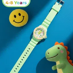 Time Up Unisex Kids Printed Dial & Cut Work Straps Analogue Watch BTR-RINGER-109 image 2
